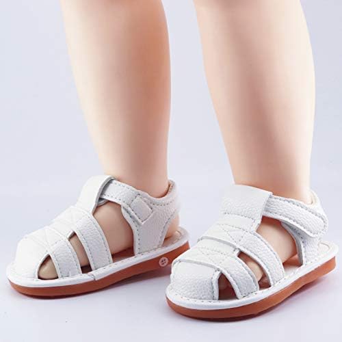 Willfun Baby Girl Girl Garota Verão Infantil Sandálias Sandálias Premium Borracha Sone Fechada Toe Non SLIP Criança Primeiros Caminhantes