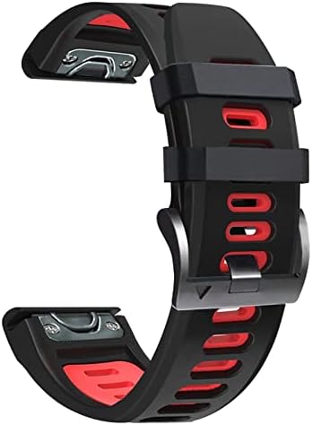 XJIM O NOVO 26 22 22mm de faixa de vigilância para Garmin Fenix ​​6x 6 6s Pro 5s mais 935 3 hr relógio de liberação rápida Silicone EasyFit Wrist Strap Strap