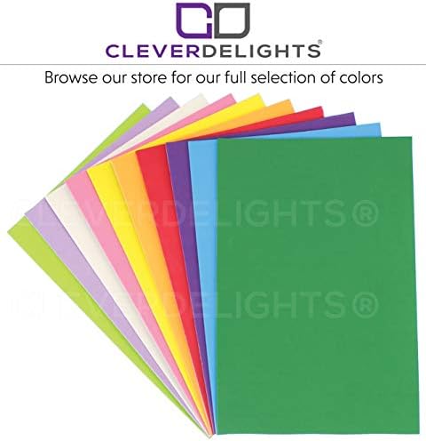 10 pacote - Lights CleverDelights 8 x 12 Folhas de espuma - brancas - grandes folhas de artesanato auto -adesivo