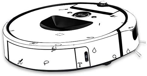 Mightyskins Skin Compatível com o vácuo do robô IroBOT Roomba i7 - Padrão de Pixel | Tampa protetora, durável e exclusiva do