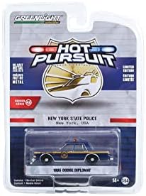 1985 Dodge Diplomat, Blue - Greenlight 43000A/48 - 1/64 Diecast Model Model Toy Car Car