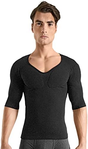 Camisa muscular masculina Rounderbum - Shapewear - camisa muscular acolchoada | Qualidade premium - roupas íntimas de