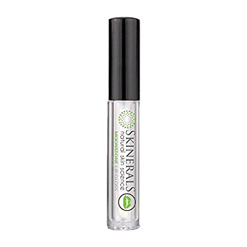 Skerals Moonstone Lip Gloss-Ingredientes orgânicos e naturais para hidratar lábios-sem glúten, sem parabenos, vegan