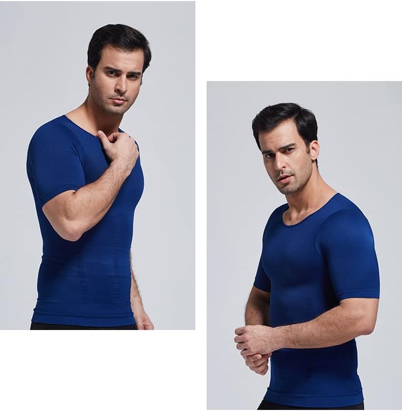 Arjen Kroos masculino masculino Camisas de compressão Shapewear Body Shaper Slimming Subshirts