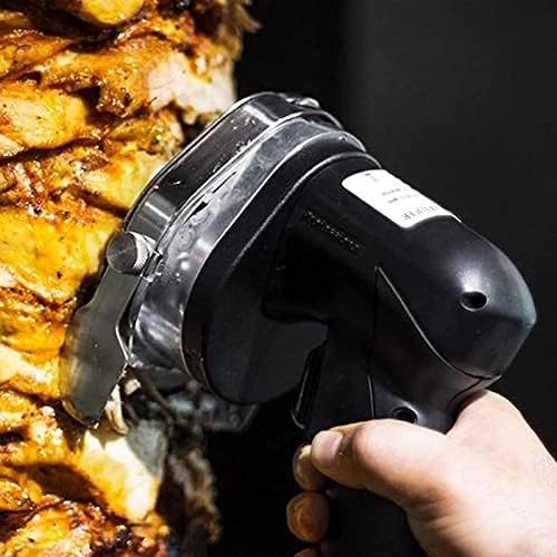 Wzfanjij Kebab Slicer Cutter Handheld Wireless Electric Kebab Carne Slicer Professional Kebab Knife para cortar