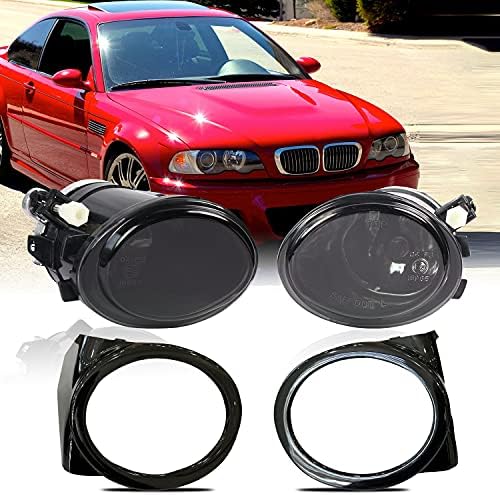 Tuzilla Fog Lights for E46 2001-2005 BMW 3 Série 320i 323i 325i 325xi 330i 330xi com pacote esportivo apenas 2001-2006