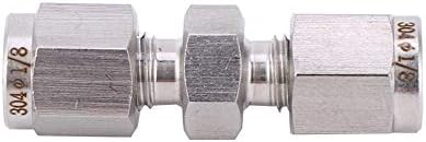 Conector de mangueira de ar Tipo reto 304 Aço inoxidável Acessório pneumático Conexão rápida Conectar e kit de plugue 4mm/6mm/8mm/10mm/12mm