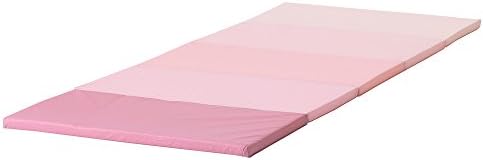 PLUFSIG Pink Childrens 'Dobing Exercício tapete: [Tamanho 30 3/4 x 72 7/8 ] Ajuda com coordenação e habilidades motoras