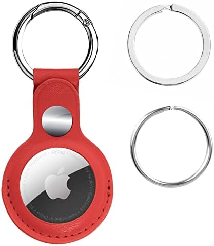 Carson Brands Proteção Chave de chave de tag de couro protetora para nova tag de ar Apple, acessórios de chaveiro