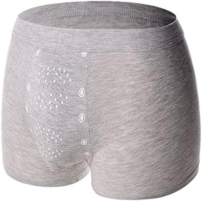 Masculino boxers de algodão masculino calça de roupa de baixo respirável e respirável