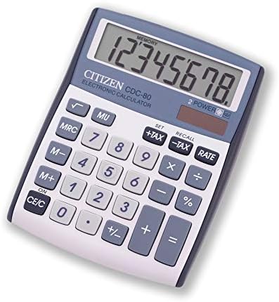 Cidadão CDC80 Designline 108 x 135 x 24 mm Calculadora de mesa - Prata