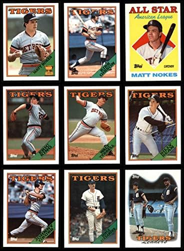 1988 Topps Detroit Tigers Team Set Detroit Tigers NM/MT Tigers