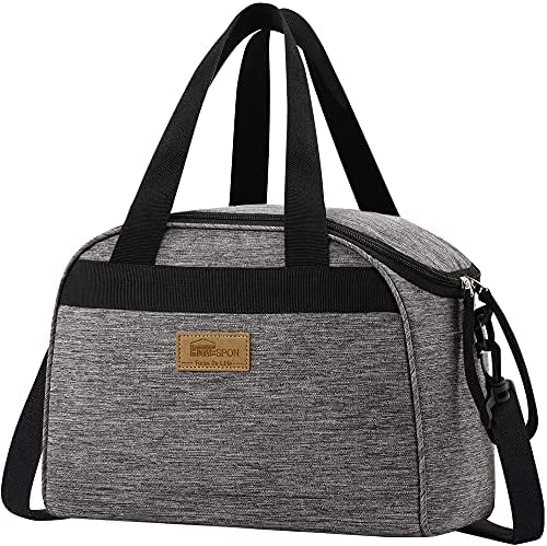 Lunch saco de lancheira isolada Homespon, Design Open Caixa Reutilizável mais Cooler com alça de ombro ajustável para mulher