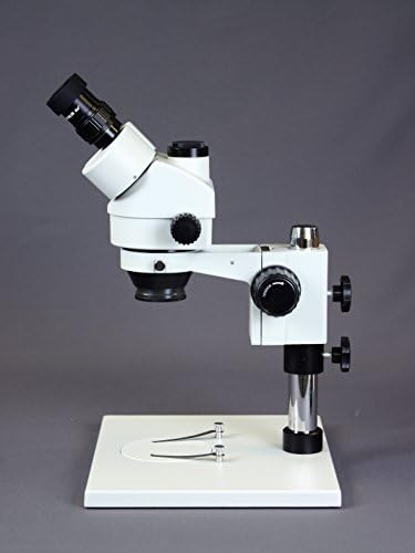 Vision vs-1afz-ihl20-ms Simul-focal Trinocular Zoom Estéreo Microscópio, 10x WF Eyepiece, ampliação de 3,5x-90x, lente Aux de