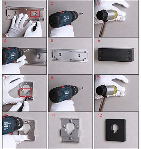 Yuyandejia varal Montagem de parede Montagem invisível corda cor cora de arame de secar rack de rack de varanda secagem de roupas de varanda