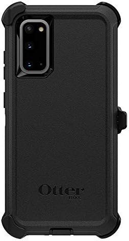 OtterBox Galaxy S20/Galaxy S20 5G Defender Series Case - Black, Rugged e Durável, com Proteção da Porta, Inclui Kickstand