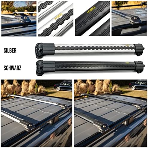 Tartaruga AIR1 | Barras de telhado, racks de teto, barras de telhado | Compatível com o CUPRA FORMENTOR 2020-; Usado para montagem de caixas de telhado, portadores de bicicleta, escadas | Tüv