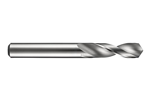 Dormer R1203.0 Breta de stub curta, revestimento brilhante, carboneto, diâmetro da cabeça de 3 mm, comprimento de flauta 16 mm