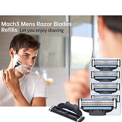 Mach 3 lâminas de barbear reabastecerem, lâminas de barbear para homens, lâminas manuais mach 3 reabastecendo para gillette