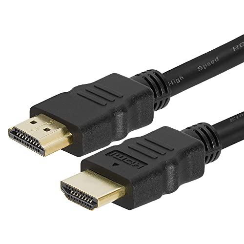 CMPLE - Ultra Slim High Speed ​​HDMI Cable HDMI 2.0 Cabo HDTV - Suporta Ethernet 3D 4K e Retorno de áudio - 3 pés