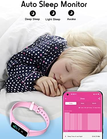 Digeehot Kids Fitness Watch para os 5-16 anos de idade, Tracker de Activity Kids Smart Watch com rastreamento do sono,