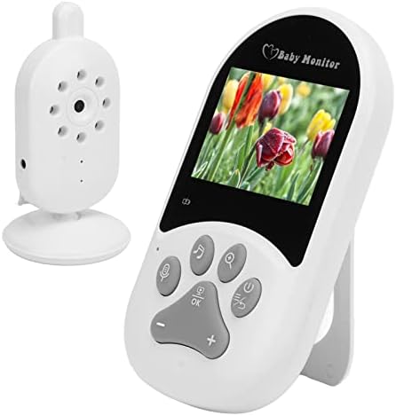 Naroote Wireless Video Monitor de bebê Monitor de temperatura interna Monitor de 2,4 polegadas Vídeo Monitor de bebê com