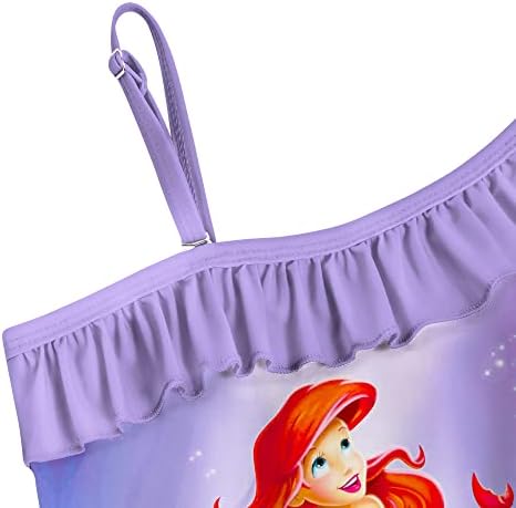 Mermaid Swimsuit para meninas Princesa Princesa Terno de banho Little Girl Girl One Piece Swimwear por 3-7 anos