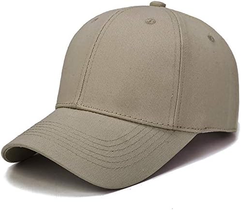 Capinho de beisebol unissex de algodão liso Hat de pai em branco Ajustável Capéu de cor sólida de cor sólida Homens esportivos ao ar livre