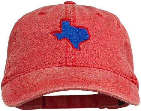 e4hats.com mapa estadual do texas bordado tampa de algodão lavado