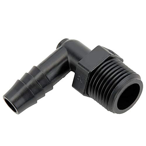 Parker Hannifin 329HB-12-12PP-PK5 PAR-BARB MACHO DE COLACO MASCO, POLOPROPILENO, ângulo de 90 graus, Hamose 3/4 Hose