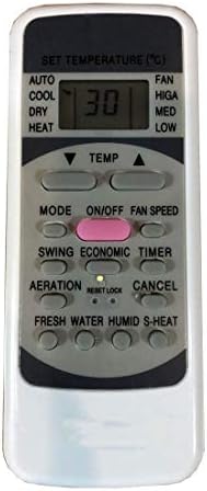 EroMote Easy Replacement Remote Control Fit para Klimaire KSWM018-C213 KSWM024-C213 KSWM009-H113 KSIN009-H215 KSIN012-H215 AC A/C AR CONDIÇÃO