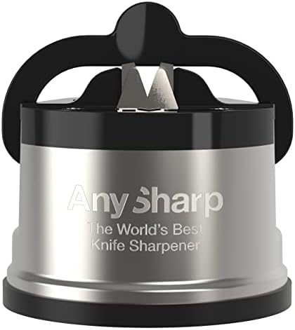 AnySharp Pro - Melhor apontador de faca do mundo - para todas as facas e lâminas serrilhadas