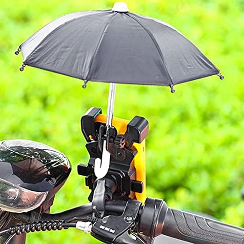 Suporte de telefone celular de motocicleta portador de telefone celular ajustável com mini -guarda