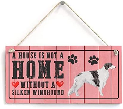 A amantes de cães Citações SIGN Bulldog francês Uma casa não é uma casa sem um cachorro Funny Wood Dog Sign Dog Memorial Placa Rústico