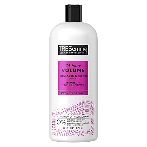 Condicionador de volume de 24 horas TRESEMMÉ para cabelos finos formulados com tecnologia Pro Style 28 oz