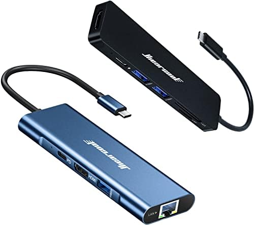 HIEARCOOL USB C Hub, adaptador USB C Dongle para MacBook Pro, 7 em 1 USB C a HDMI Adaptador multunk