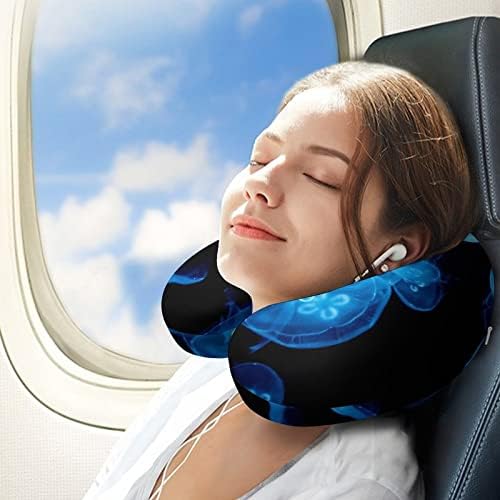 Travesseiro de travesseiro de viagem aquática de travesseiro e pescoço suportar memória almofada espuma de espuma em forma de cabeça em forma de cabeça travesseiro para dormir