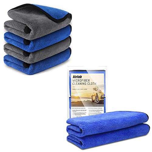 Pacote Airlab 6, toalhas de pelúcia e toalhas de secagem grandes