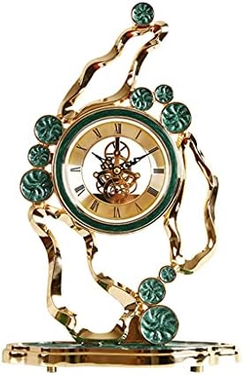 Relógio de decoração de moda de moda doméstica UXZDX, relógio de decoração da sala de estar, relógio de mesa do pêndulo