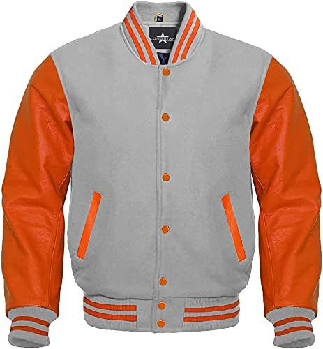 Long Star Baseball Varsity School School Letterman Jacket