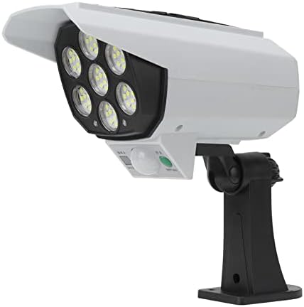 Luz de segurança de vigilância falsa shyekyo, lâmpada de câmera de segurança de segurança resistente ao calor ativada por movimento para fazenda para fazenda ao ar livre