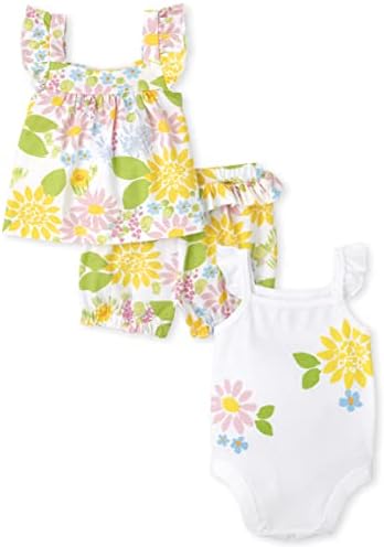 The Children's Place Baby Girls Baby Girls Sleesess Playwear