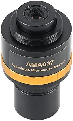 Xuusha Microscópio Acessórios Kit Slide Preparação Camer 0,37x 0,5x 0,75x Microscópio focável Economia eletrônica C Lente adaptador de montagem a 23,2 mm Acessórios para microscópio de interface