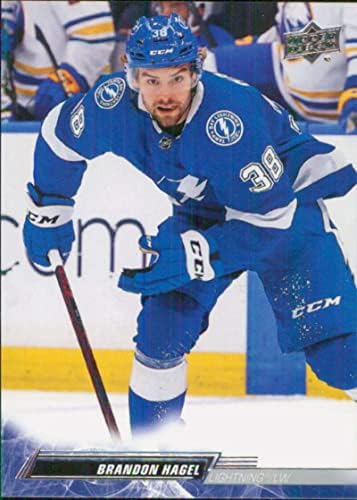 2022-23 Deck superior #163 Brandon Hagel Tampa Bay Lightning Series 1 NHL Hockey Trading Card