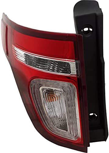 Conjunto da luz traseira do motorista de Evan Fischer Compatível com o Ford Explorer 2011-2015, 2013-2015 Utilitário de Interceptores