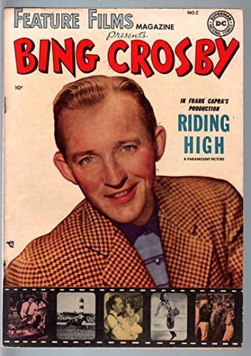 Revista de longa-metragem 2-Bing Crosby-DC Golden Age Photo Capa VF