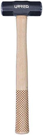 Urrea Sledge Hammer - Martelo de perfuração de cabeça de aço de 4 quilos com hidrilha de madeira e hickory forjada