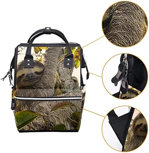 Mochila de viagem Guerotkr, bolsa de fraldas, bolsas de fraldas de mochila, padrão de árvore animal da floresta