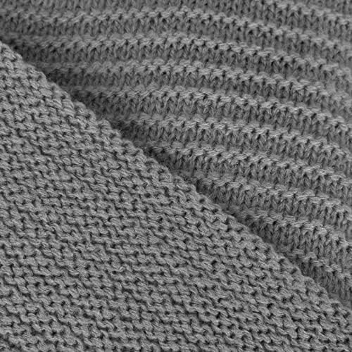 Capuz de moletons suéter casual v malha malha sólida cor de manga comprida Tops