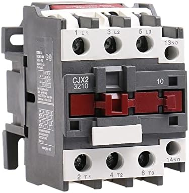 ANIFM CJX2-2510 3210 Contactor de 3fase magnética 1NO 25A 32A 220V ou 380VAC LC1D Rail de contactor Silver Contact 1pcs